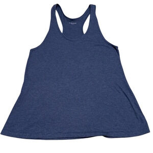 Eileen Fisher tank top blue striped size medium
